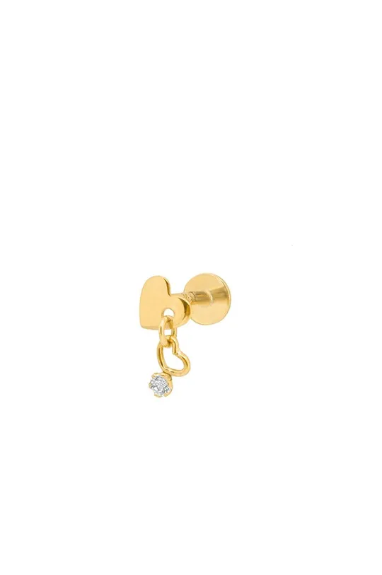 χρυσαφί Χρυσό σκουλαρίκι ANIA KRUK ROCK IT Γυναικεία
