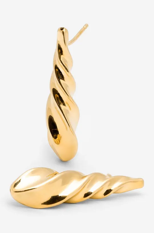ANIA KRUK aranyozott ezüst fülbevaló TRENDY arany