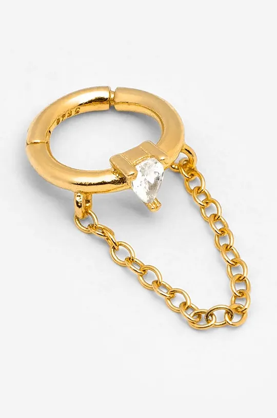 Επιχρυσωμένο ασημένιο σκουλαρίκι ANIA KRUK ROCK IT χρυσαφί