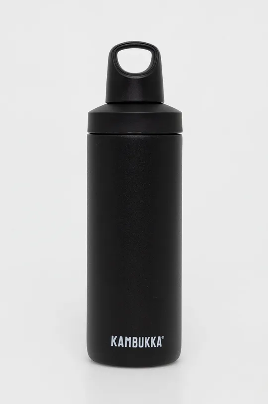 czarny Kambukka butelka termiczna Reno Insulated 500ml Powdercoated Matte Black Męski