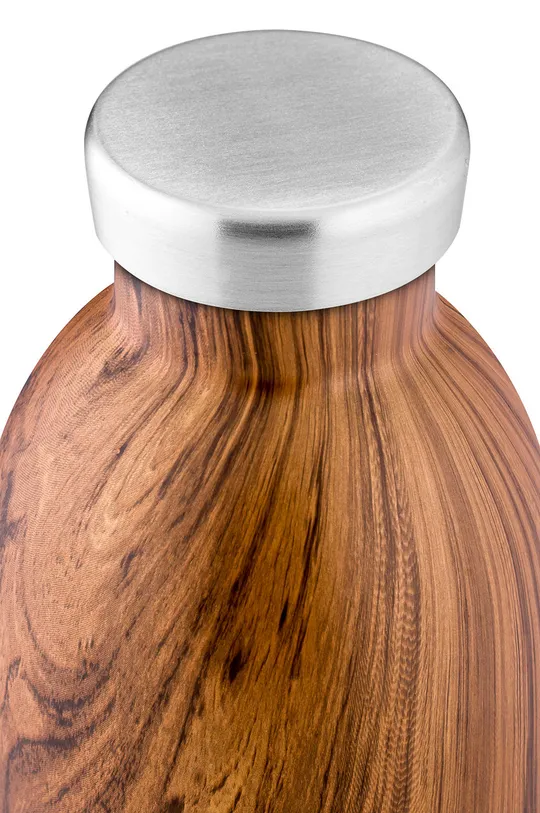 24bottles - Θερμικό μπουκάλι Clima Sequoia Wood 500ml καφέ