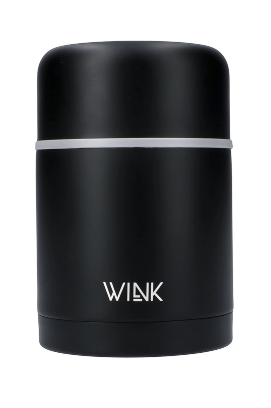 czarny Wink Bottle - Termos na jedzenie BLACK Unisex