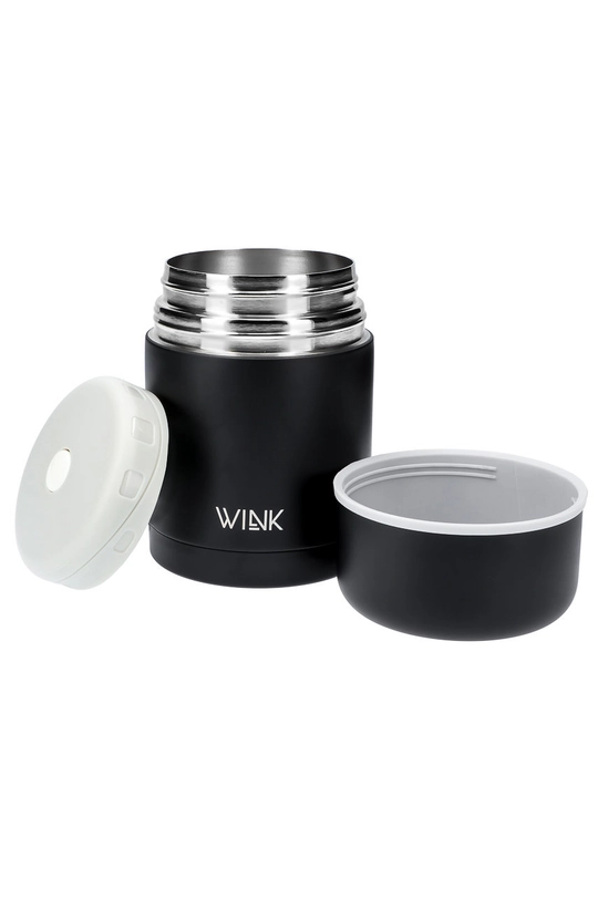 Wink Bottle - Termos za hranu BLACK crna