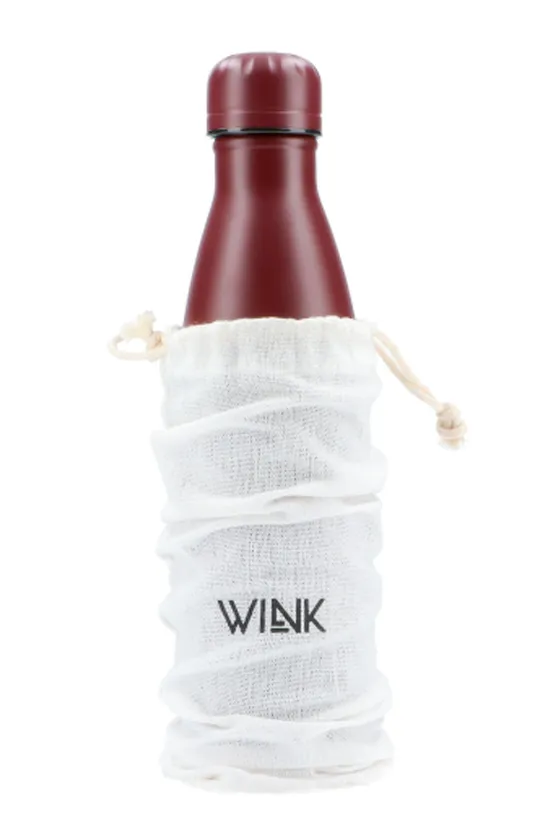 Wink Bottle butelka termiczna BURGUNDY czerwony