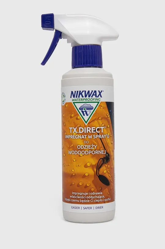 transparentny Nikwax impregnat do odzieży przeciwdeszczowej TX.Direct® Spray-On 300 ml Unisex