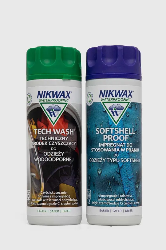 transparentny Nikwax zestaw do pielęgnacji odzieży i śpiworów Tech Wash® 300 ml / Softshell Proof™ 300 ml Unisex