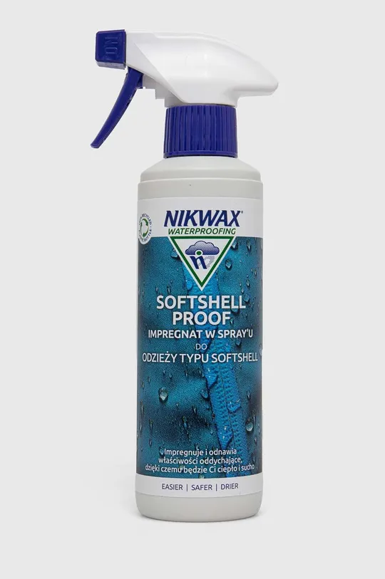 transparentny Nikwax impregnat do odzieży typu softshell SoftShell Proof™ Spray-On 300 ml Unisex