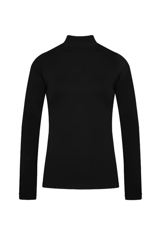 čierna Tričko s dlhým rukávom MUUV. Standup Collar
