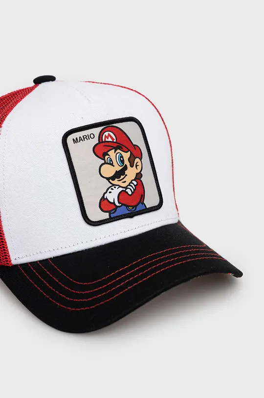 Καπέλο Capslab Super Mario λευκό