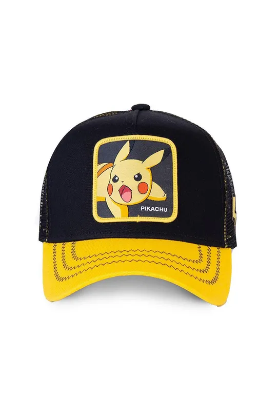 Kapa Capslab s šiltom Pokemon crna