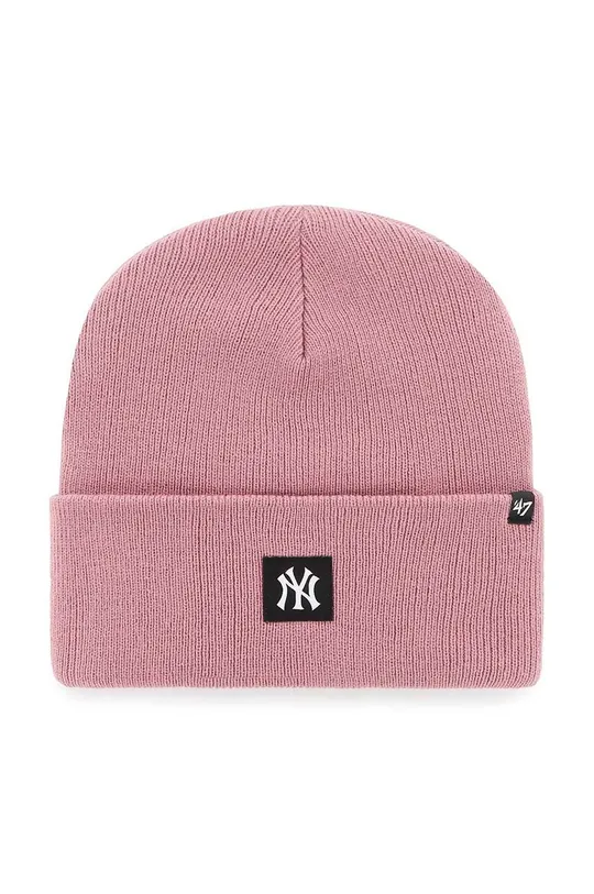 fiołkowo różowy 47brand czapka MLB New York Yankees Unisex