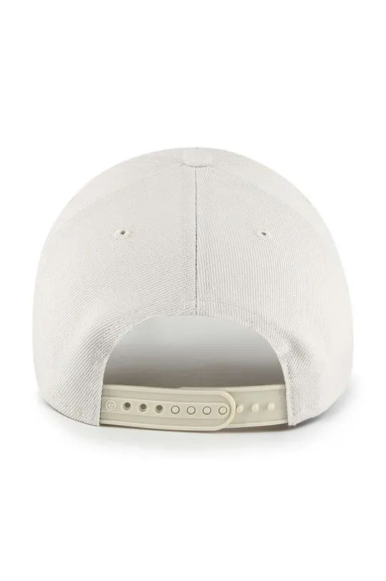 47 brand czapka z daszkiem z domieszką wełny MLB New York Yankees beżowy