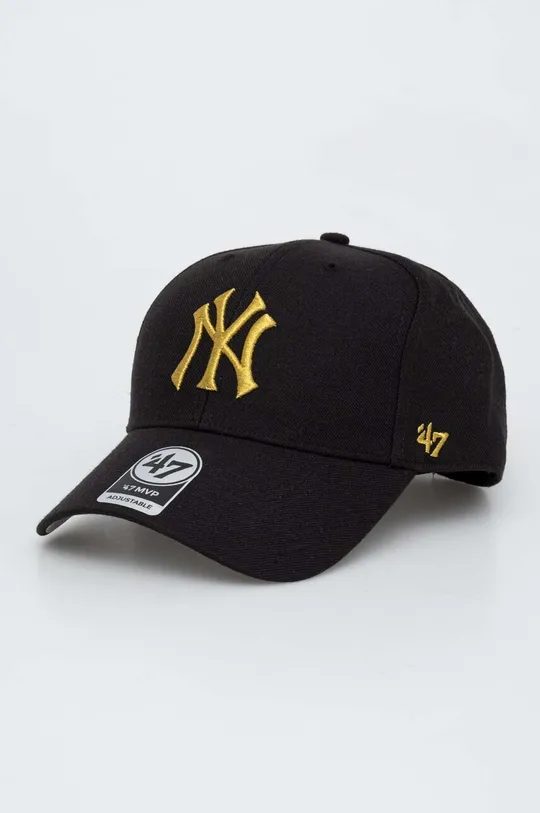 czarny 47brand czapka z daszkiem MLB New York Yankees Unisex