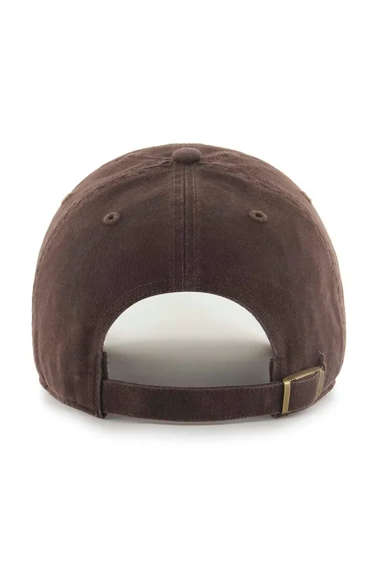 Хлопковая кепка 47brand Mlb Los Angeles Dodgers коричневый