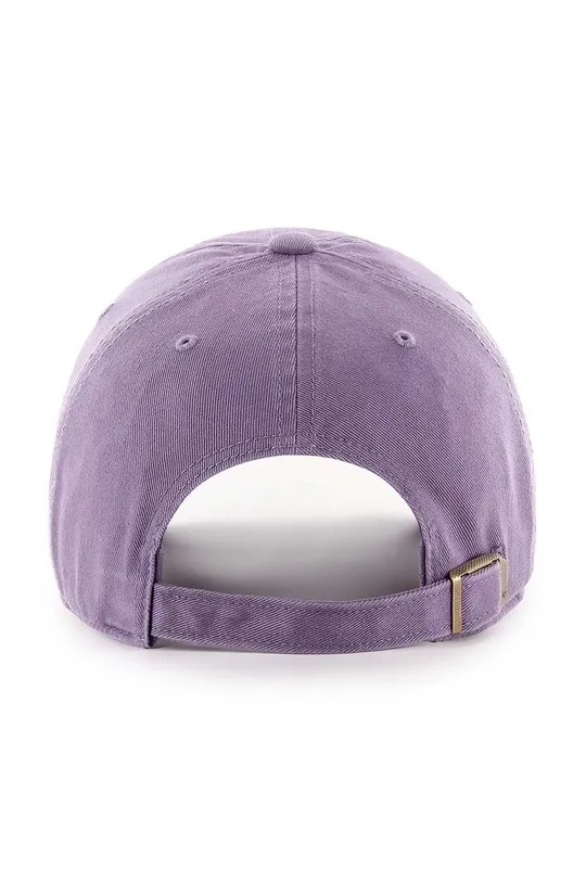 Хлопковая кепка 47brand Mlb Los Angeles Dodgers фиолетовой