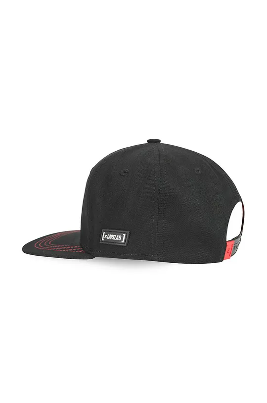 μαύρο Βαμβακερό καπέλο του μπέιζμπολ Capslab X Nasa