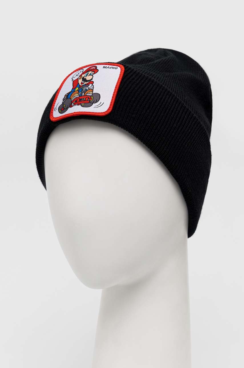 Capslab czapka X MARIO, kolor czarny