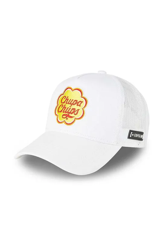 biały Capslab czapka z daszkiem CHUPA CHUPS Unisex