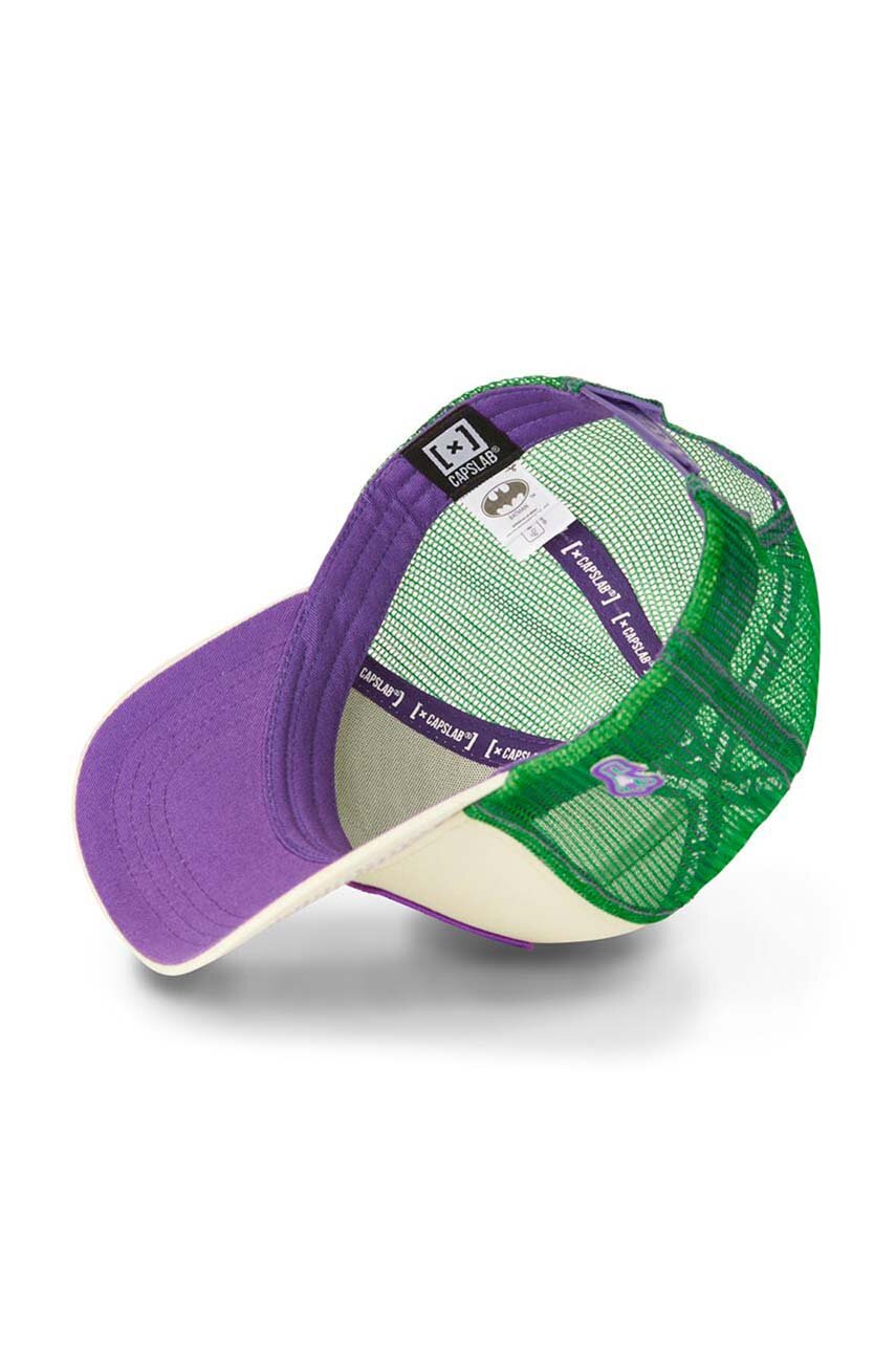 Capslab czapka z daszkiem DC COMICS kolor beżowy wzorzysta