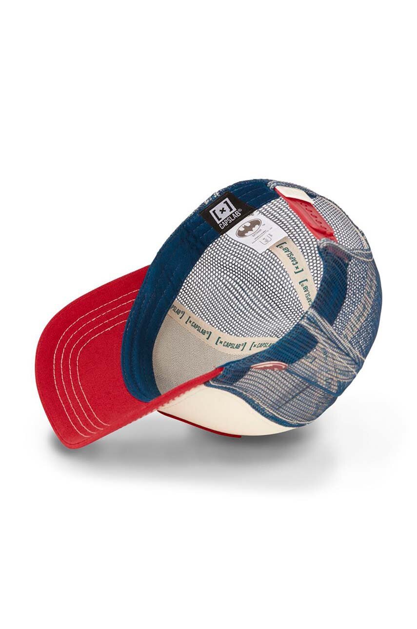 Capslab czapka z daszkiem DC COMICS kolor beżowy wzorzysta