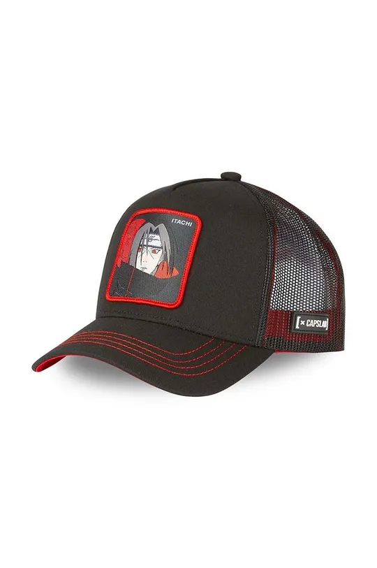czarny Capslab czapka z daszkiem NARUTO Unisex