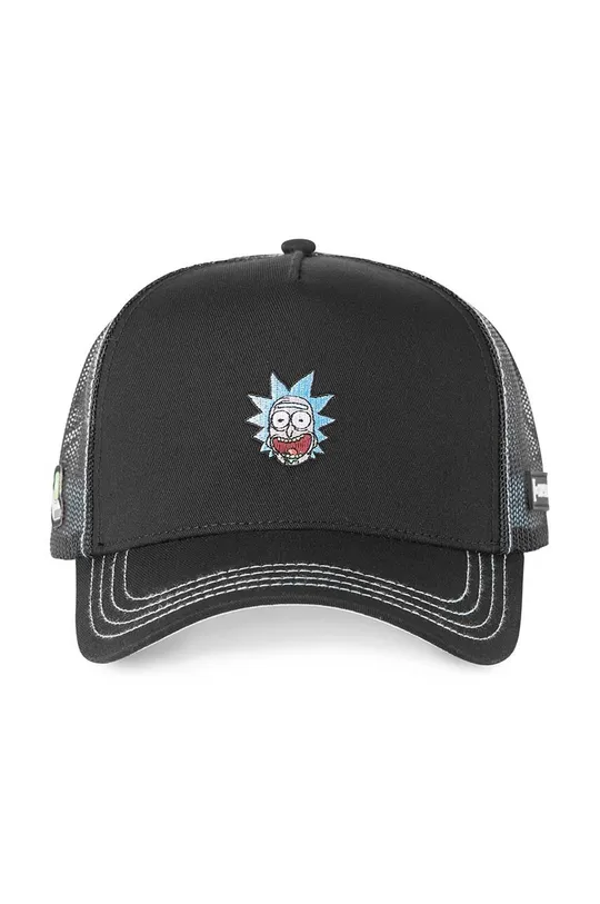 Capslab czapka z daszkiem Rick and Morty czarny
