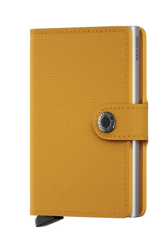 Secrid - Kožená peňaženka žltá