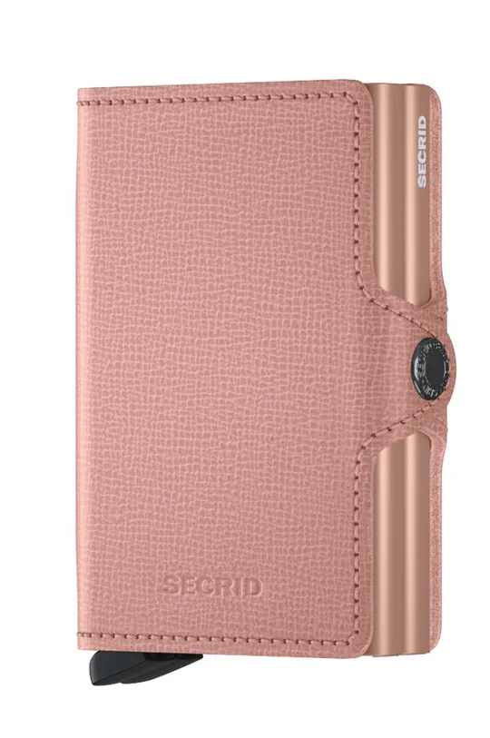 Secrid - Кожаный кошелек розовый