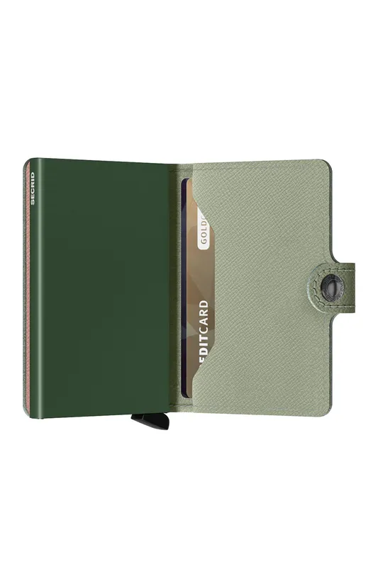 green Secrid leather wallet