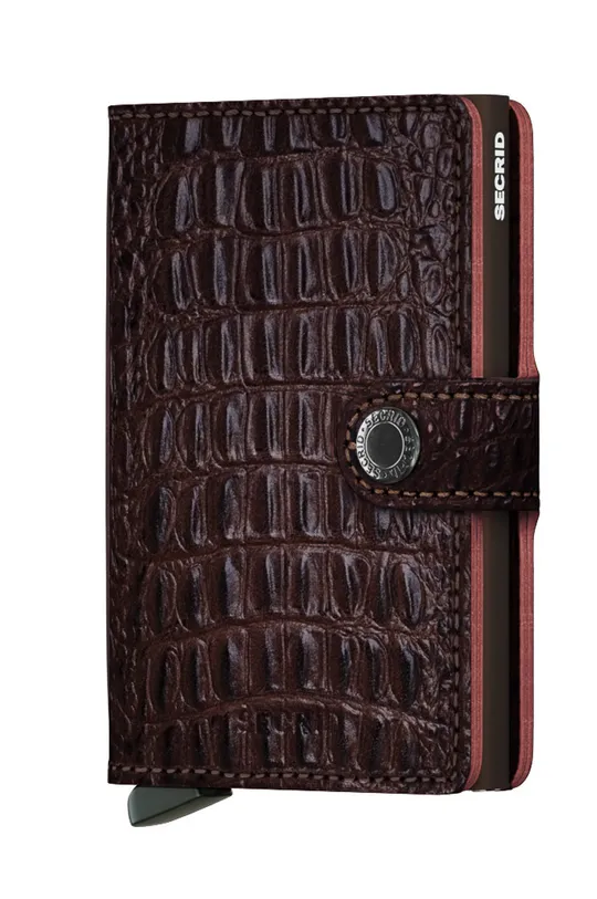 коричневий Шкіряний гаманець Secrid Жіночий