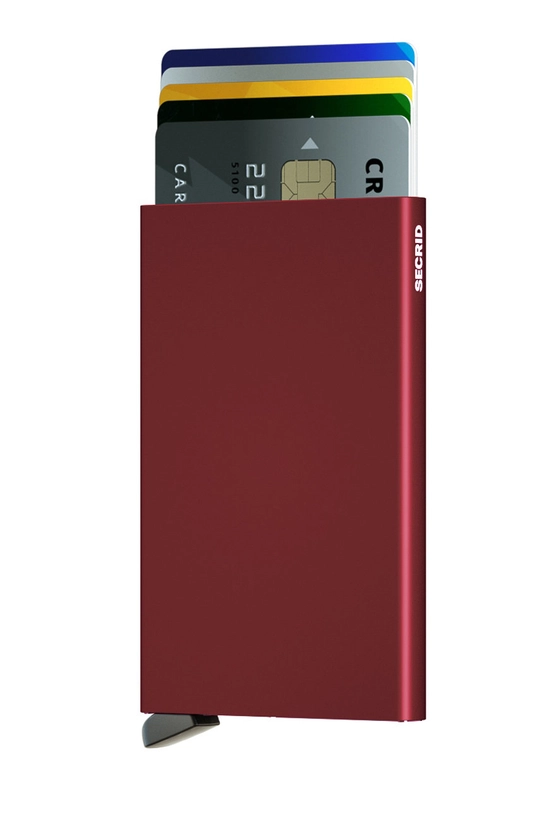 Secrid wallet maroon