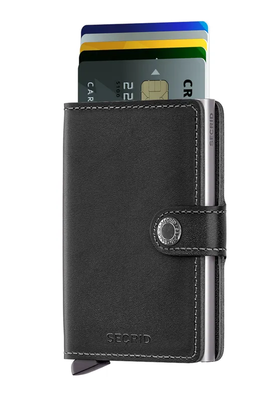 Secrid leather wallet black
