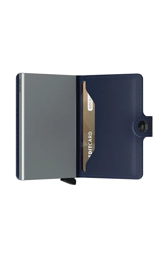темно-синій Secrid - Шкіряний гаманець