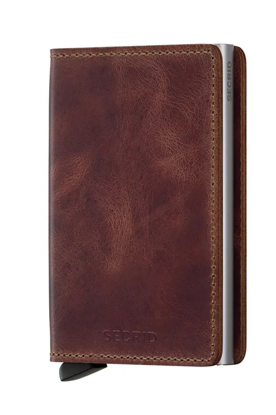 brown Secrid leather wallet Unisex