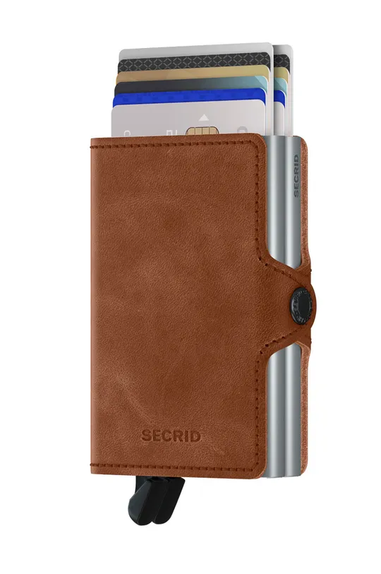 Secrid - Kožená peňaženka hnedá