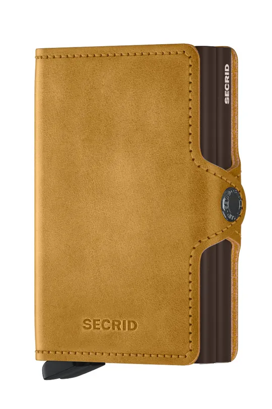 yellow Secrid leather wallet Unisex