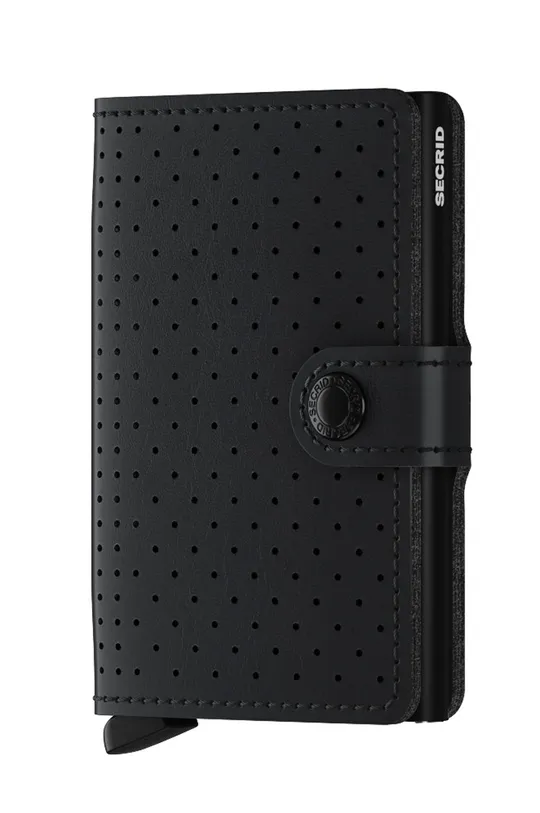 чорний Secrid - Шкіряний гаманець Unisex