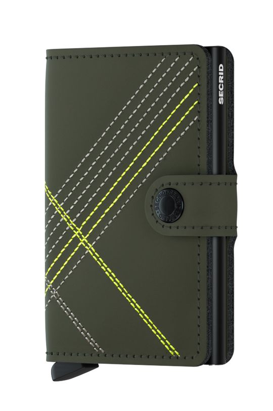 hnedo zelená Secrid - Kožená peňaženka Unisex