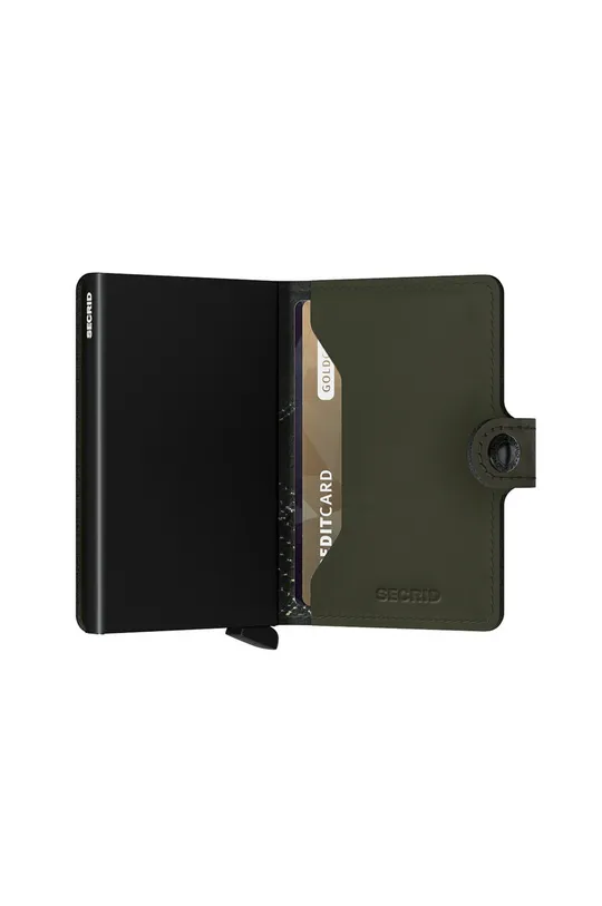 πράσινο Secrid - Δερμάτινο πορτοφόλι