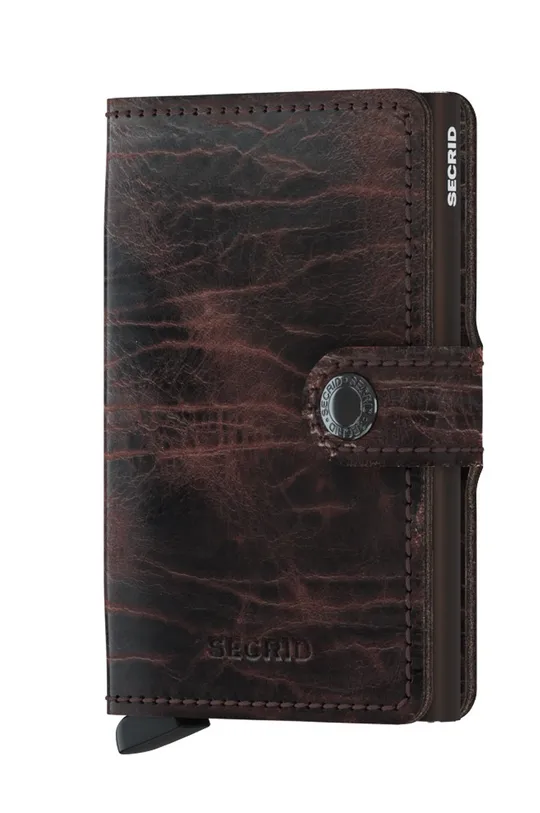 коричневий Secrid - Шкіряний гаманець Unisex