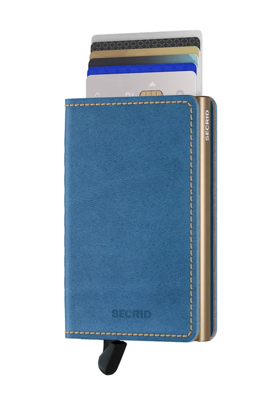 Secrid - Δερμάτινο πορτοφόλι μπλε