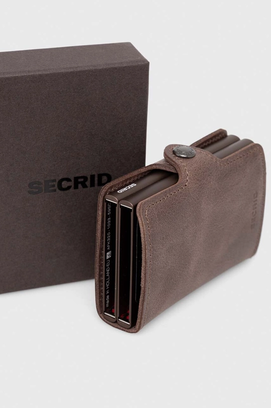 brown Secrid leather wallet