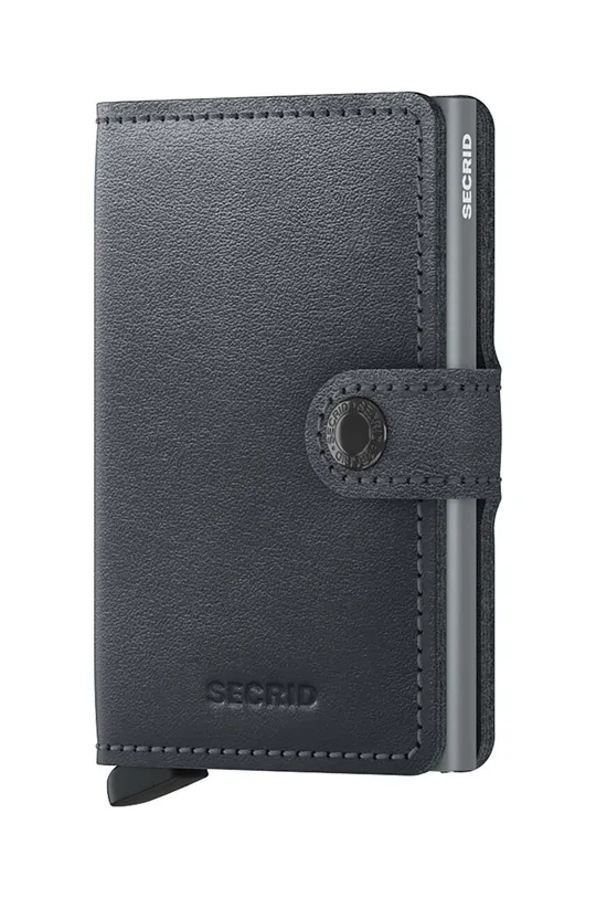 gray Secrid leather wallet Unisex