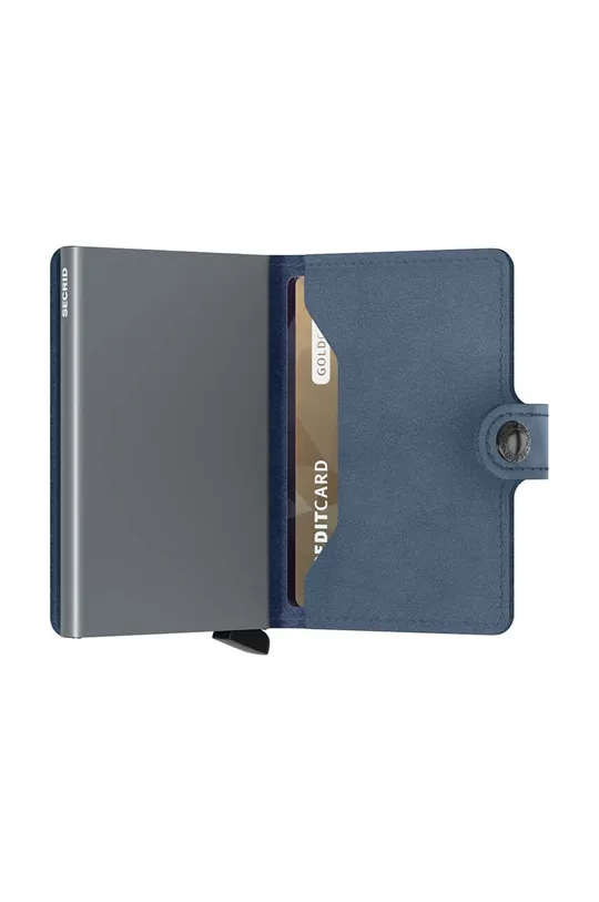 blue Secrid leather wallet