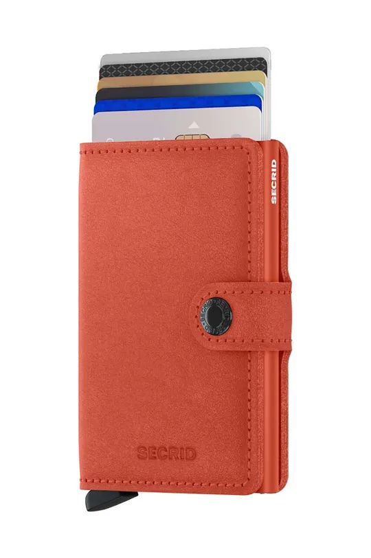 Шкіряний гаманець Secrid Miniwallet Original Orange помаранчевий