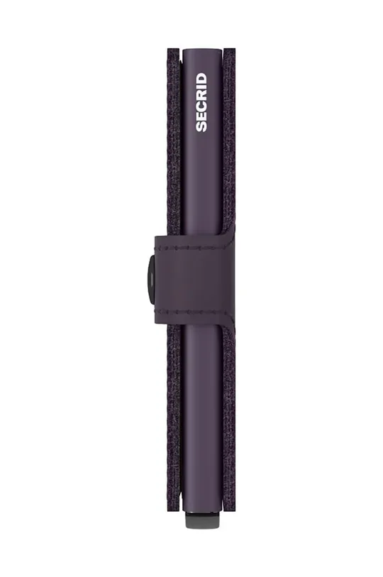 Secrid portfel skórzany Miniwallet Matte Dark Purple Unisex