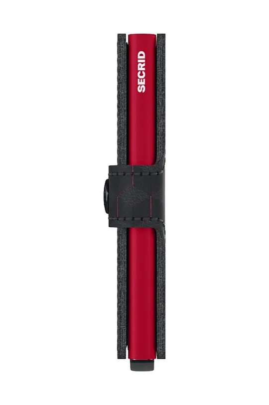 Кожаный кошелек Secrid Optical Black-Red Unisex