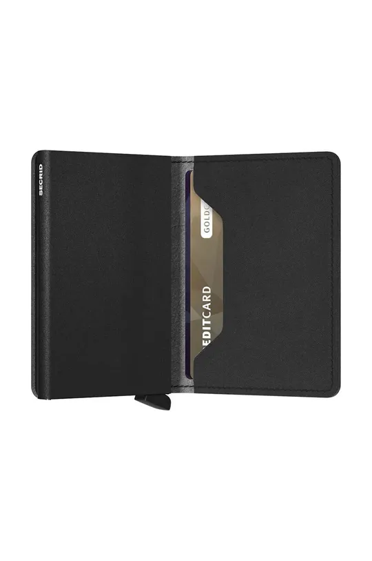 чорний Гаманець Secrid Slimwallet Yard powder Black