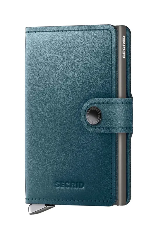 бірюзовий Шкіряний гаманець Secrid Unisex