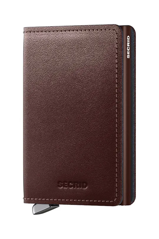 коричневый Кожаный кошелек Secrid Unisex
